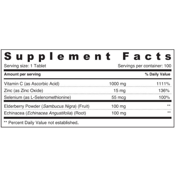 Sunshine Nutrition Immunity Booster 100 Tablets