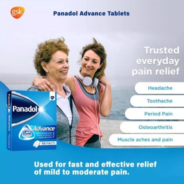 Panadol Advance Optizorb Tablets 96's