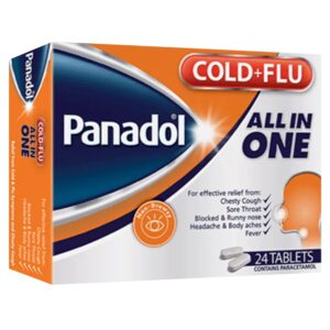 Panadol Cold+Flu All In One Tablets 24's