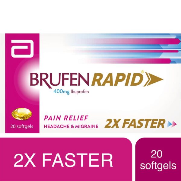 Brufen Rapid 400mg Softgels Capsules 20's