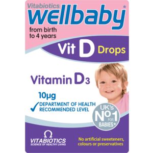 Vitabiotics Wellbaby Vitamin D3 10µg Drops For Infants From Birth To 4 Years 30ml
