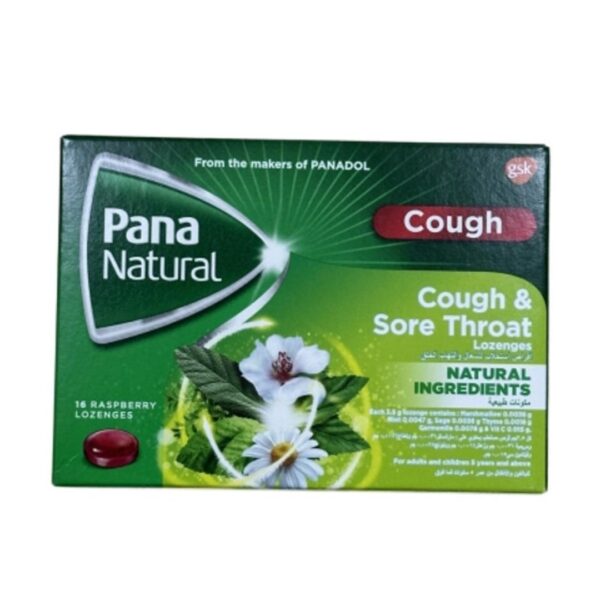 Pananatural Cough and Sore Throat Lozeneges 16'S