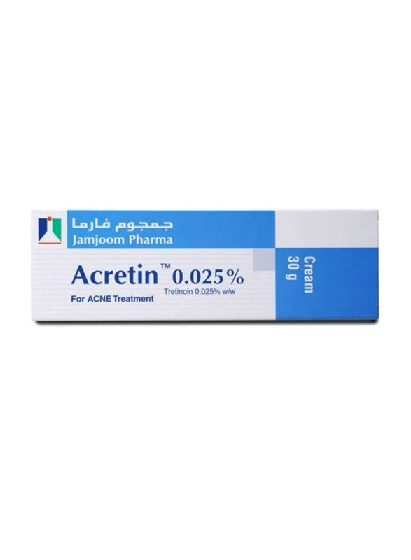 Acretin 0.025% Topical Cream 30g
