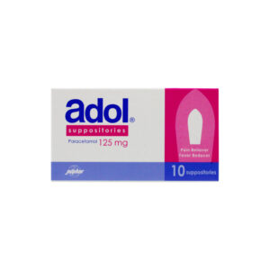 Adol Paracetamol 125 mg Suppositories 10's
