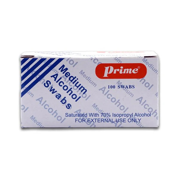 Prime Alchohol Swabs 100s