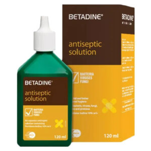 Betadine Povidone-iodine Antiseptic Solution 120ml