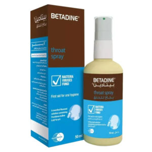 Betadine Povidone-Iodine Throat Spray 50ml