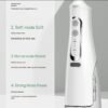 Oral Irrigator, Rechargeable Flossing Waterproof Water Flosser for Travel & Home (white)