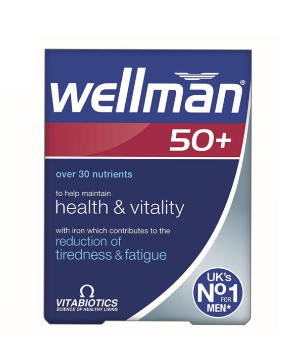 Vitabiotics Wellman 50 + Tablets 30's