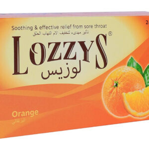 Lozzys Orange Lozenges, Fast Effective Relief from the Symptoms of Sore Throats, 24 Lozenges