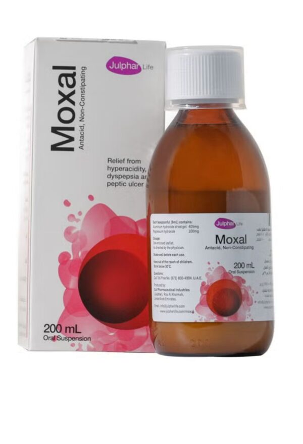 Moxal Antacid Suspension For Hyperacidity And Indigestion 200ml