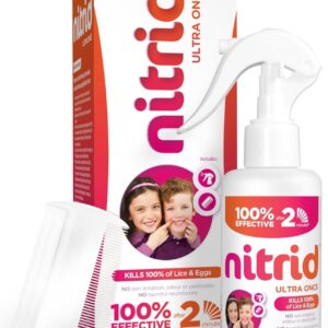 Nitrid Ultra Once All-in-One Head Lice Treatment Spray 120ml
