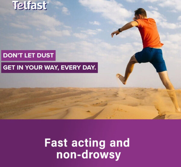 Telfast 180 mg Tablets 30's