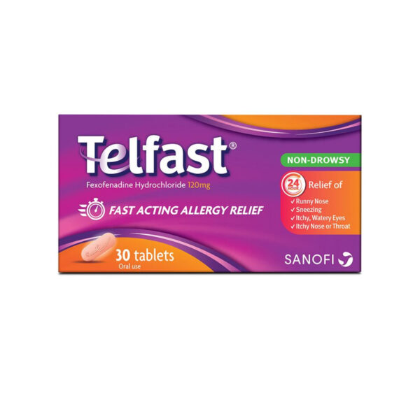 Telfast 120 mg Tablets 30's
