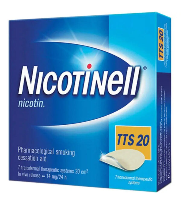 Nicotinell 20 TTS Patches 7's