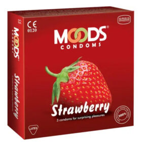 Moods Strawberry Condom (3 pieces)