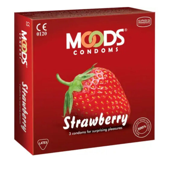 Moods Strawberry Condom (3 pieces)