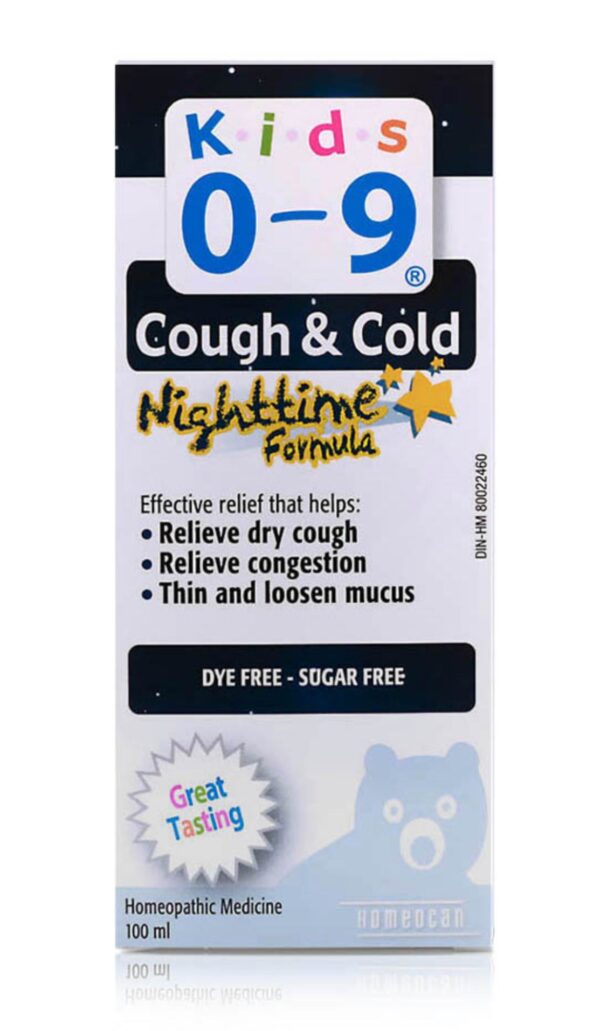 Homeocan Kids 0-9 Cough & Cold Night Syrup