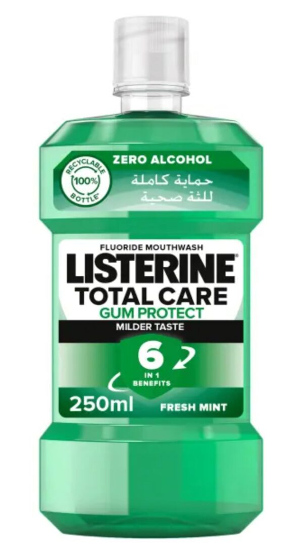 Listerine Mouthwash Teeth & Gum Defence Milder Taste Soft Mint 250ml