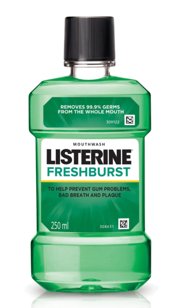 Listerine Fresh Burst Mouthwash 250ml