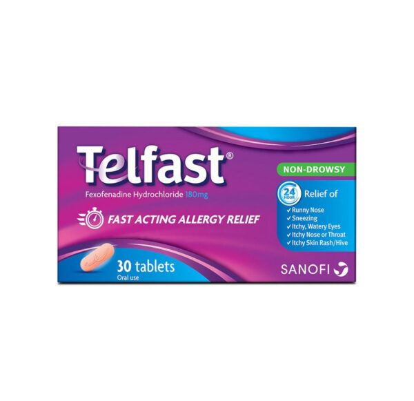 Telfast 180 mg Tablets 30's