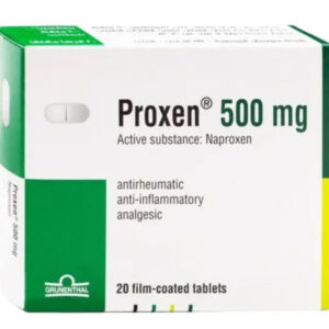 Proxen 500mg Naproxen Tablets, Pack of 20's