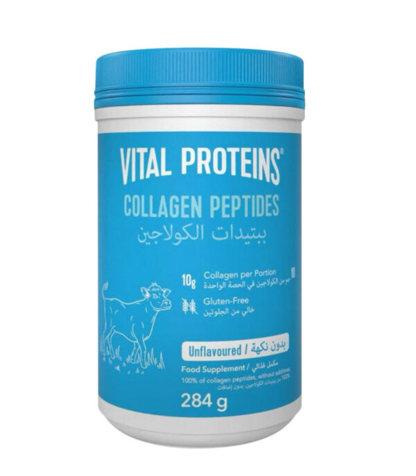 Vital Proteins Bovine Sourced Collagen Peptides Unflavoured Powder For Hair, Skin & Nails 284g