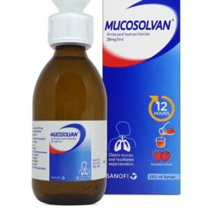 Mucosolvan Ambroxol 30mg/5ml Cough Syrup For Adults & Children 250ml