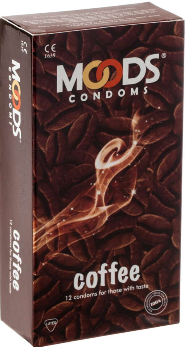 Moods Coffee Condoms, 12 Pieces