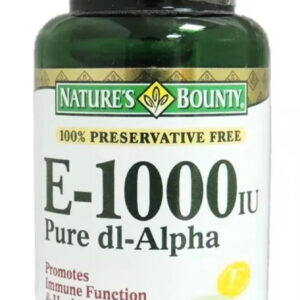 Nature's Bounty Vitamin E 1000IU Softgels 50's