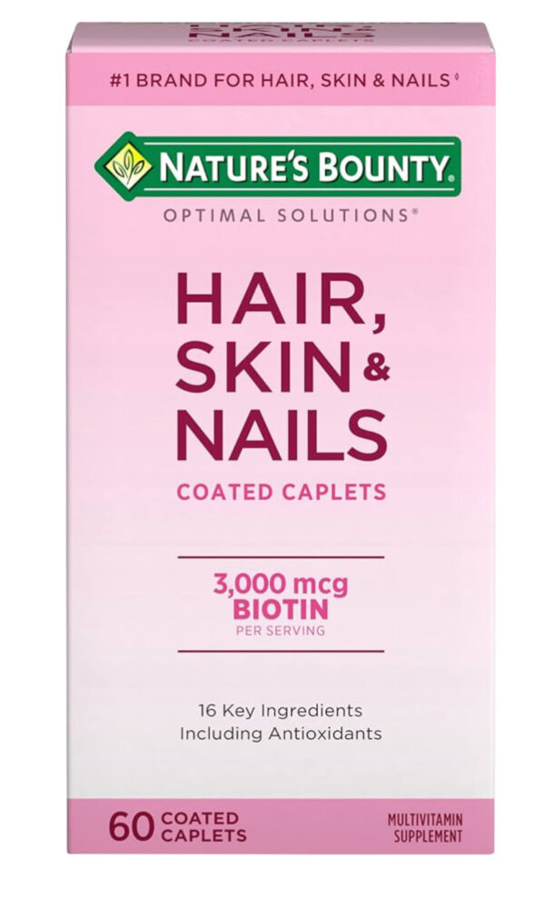 Nature's Bounty Skin, Hair, Nails Formula, 60 Tablets