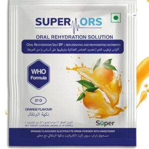 Super ORS Orange Flavour 25 Sachets