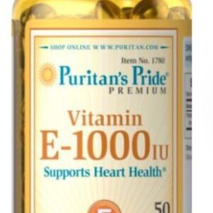 Puritan’s Pride Vit E 1000 IU 50’s