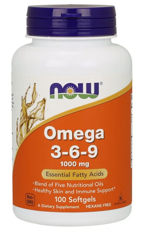 Now Omega 3-6-9 1000 mg 100 Softgels