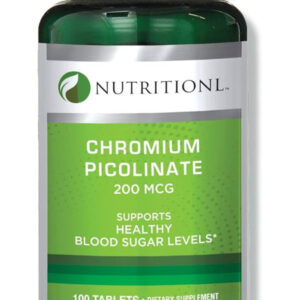 Nutritionl Chromium Picolinate 200 mcg 100 Tablets