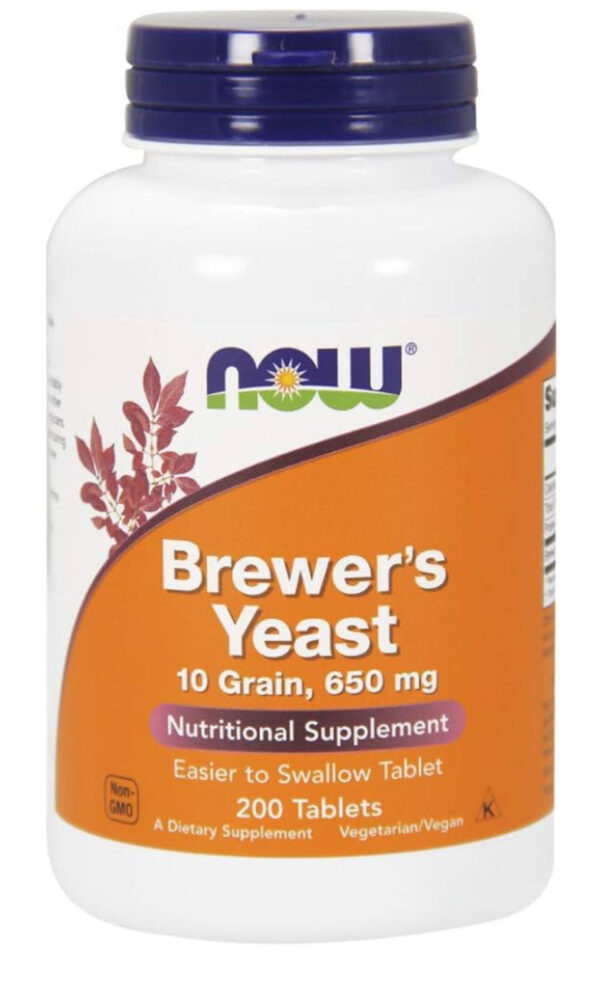 Now Foods Brewer'S Yeast, 650 Mg 200 Tablets