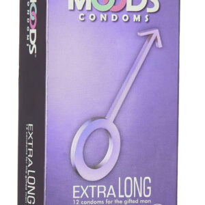 Moods Extra Long Condoms, 12 Pieces
