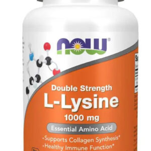 Now L-Lysine Double Strength 1000mg Tablets 100's