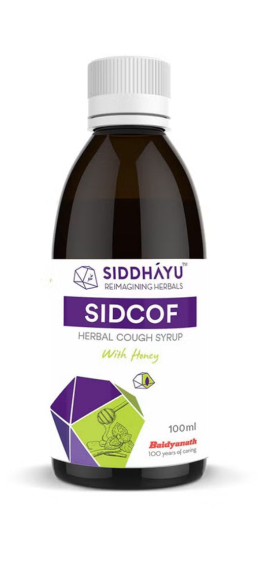 Siddhayu Sidcof Herbal Alcohol-Free Cough Syrup With Honey 100ml