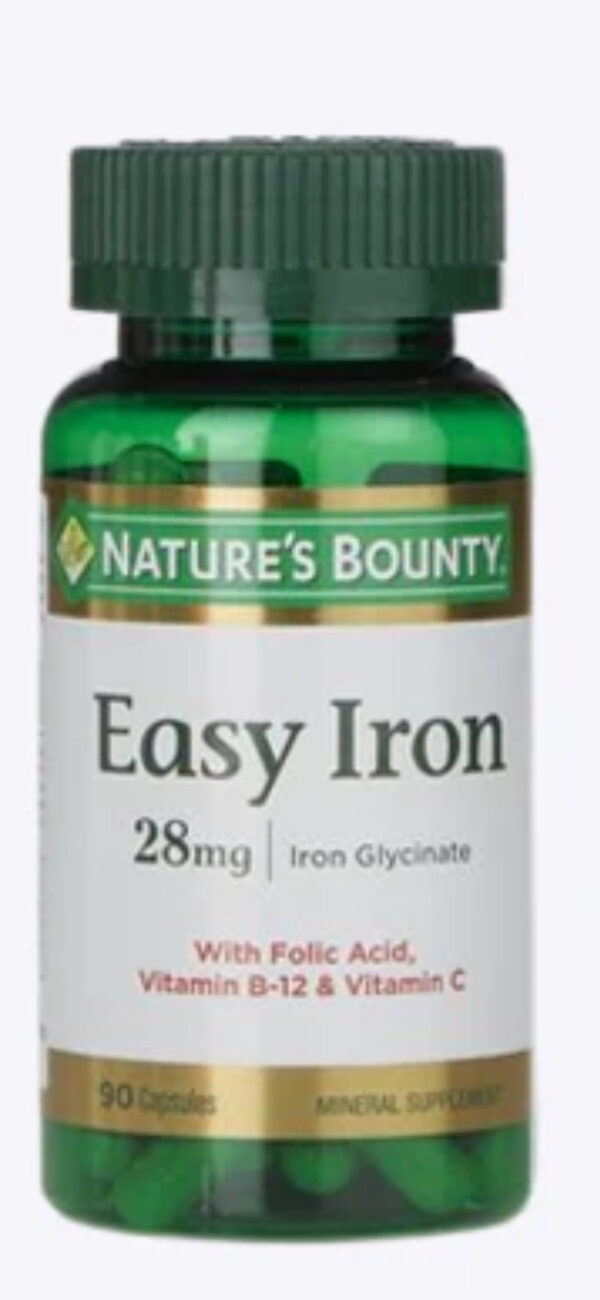 Nature's Bounty Easy Iron 90 Capsules