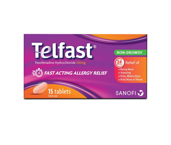 Telfast 120 mg Tablets 15's