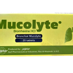 Mucolyte 8mg Tablets 20's