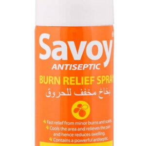 Savoy Antiseptic Burn Relief Spray, 50 ml