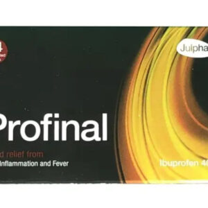 Profinal 400mg Ibuprofen Tablets For Pain Inflammation & Fever, Pack of 24's