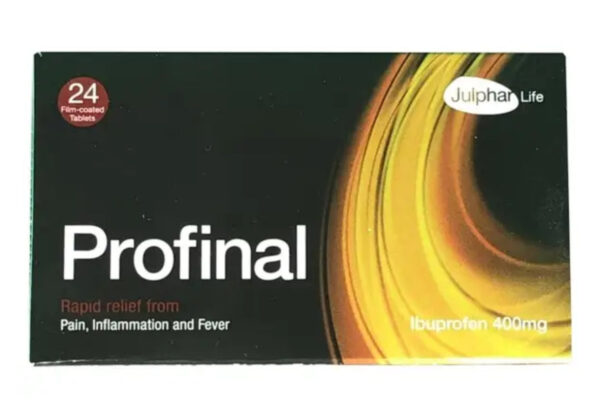 Profinal 400mg Ibuprofen Tablets For Pain Inflammation & Fever, Pack of 24's