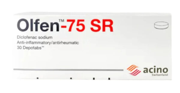 Olfen-75 SR Diclofenac Sodium Tablets For Pain & Inflammation, Pack of 30's