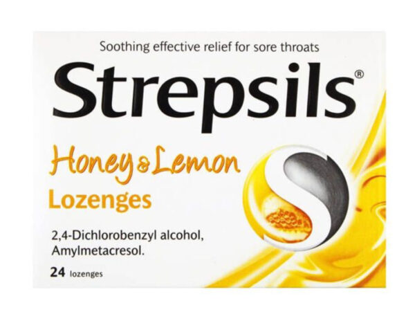 Strepsils Honey & Lemon Lozenges 24's