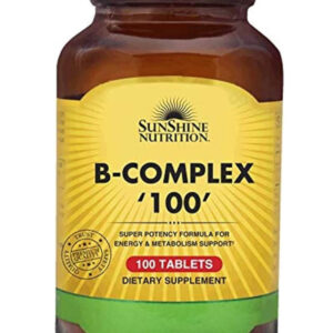 Sunshine Nutrition B-Complex 100 Tablets