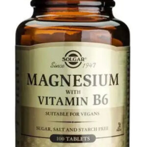 Solgar Magnesium With Vitamin B6 Tablets 100's
