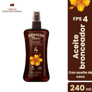 HT TANNING OIL SPRAY SPF 4 240 ML